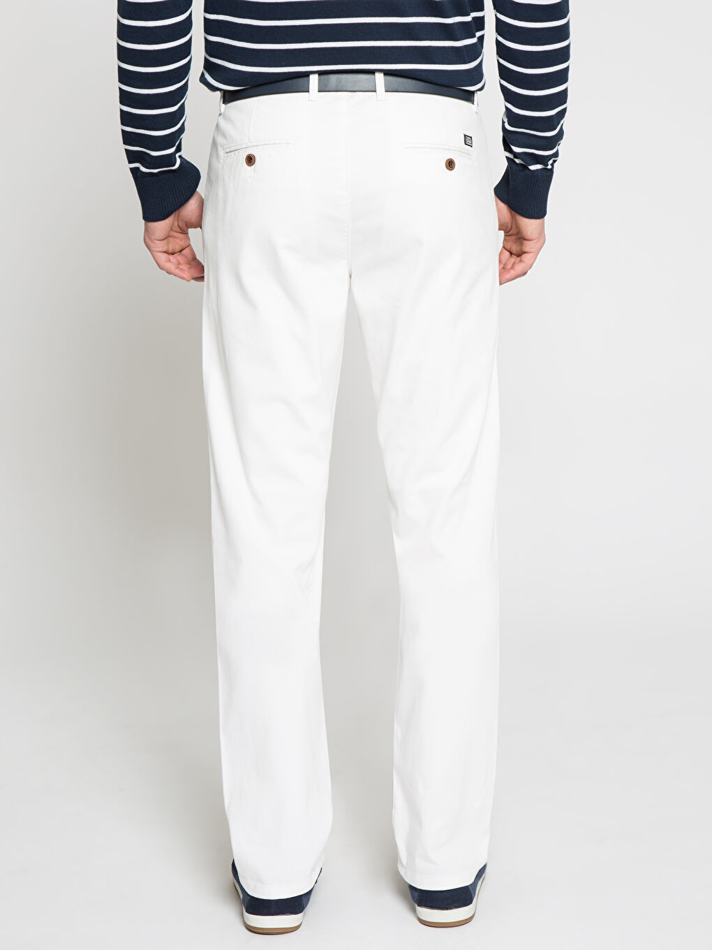 Kırık Beyaz Chino Pantolon-1