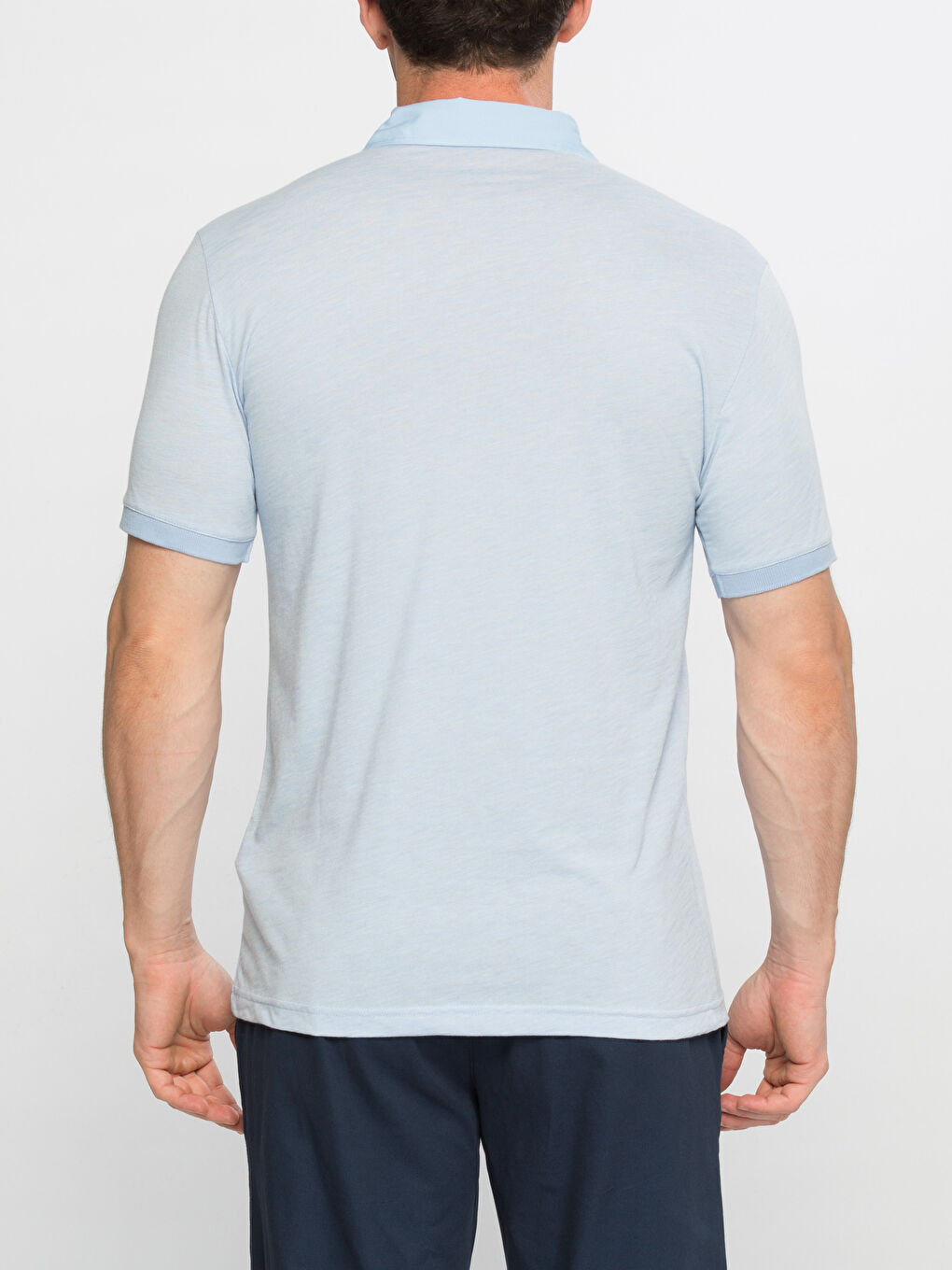 تي شيرت أزرق فاتح رجال-1