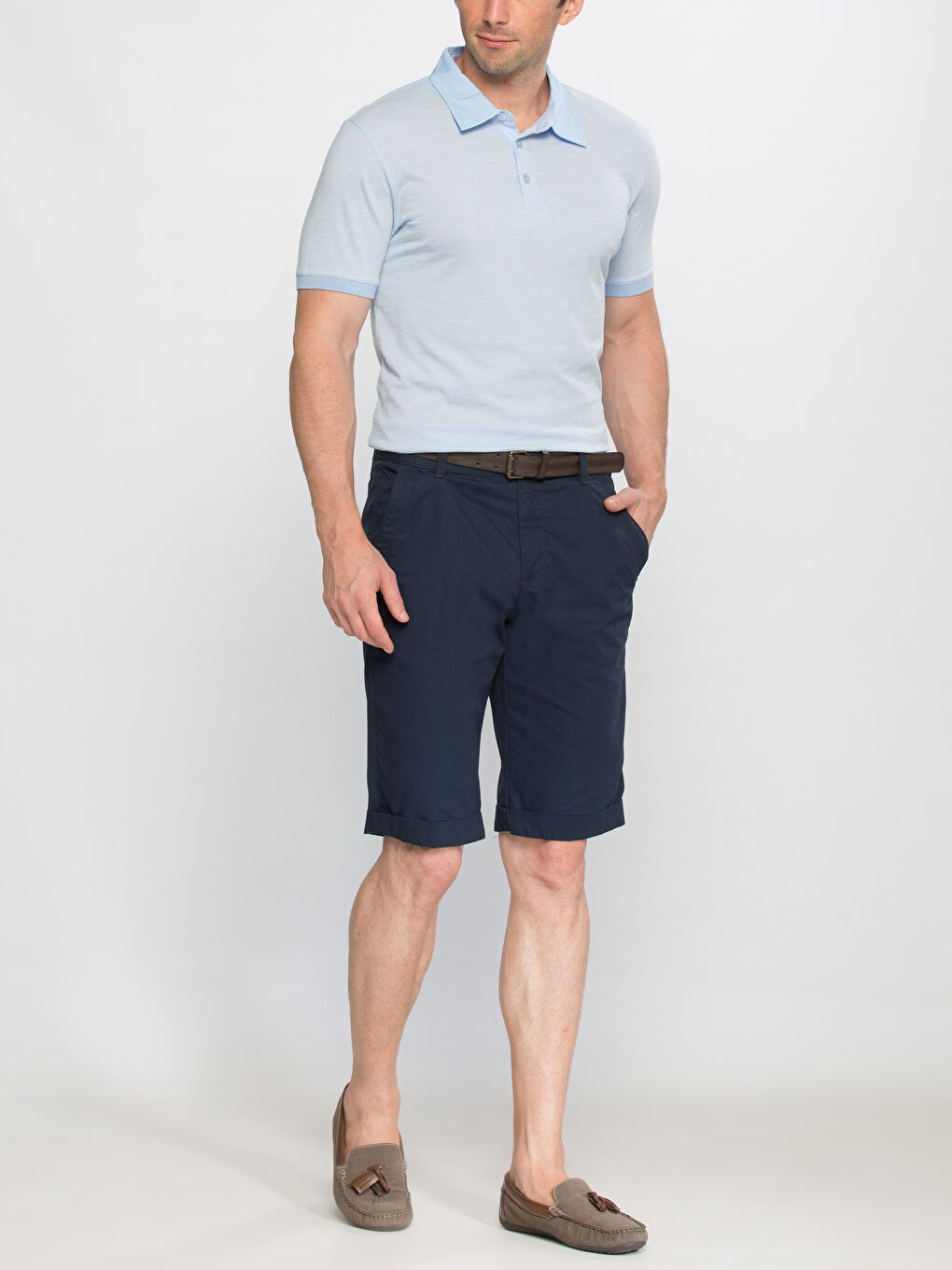 تي شيرت أزرق فاتح رجال-2