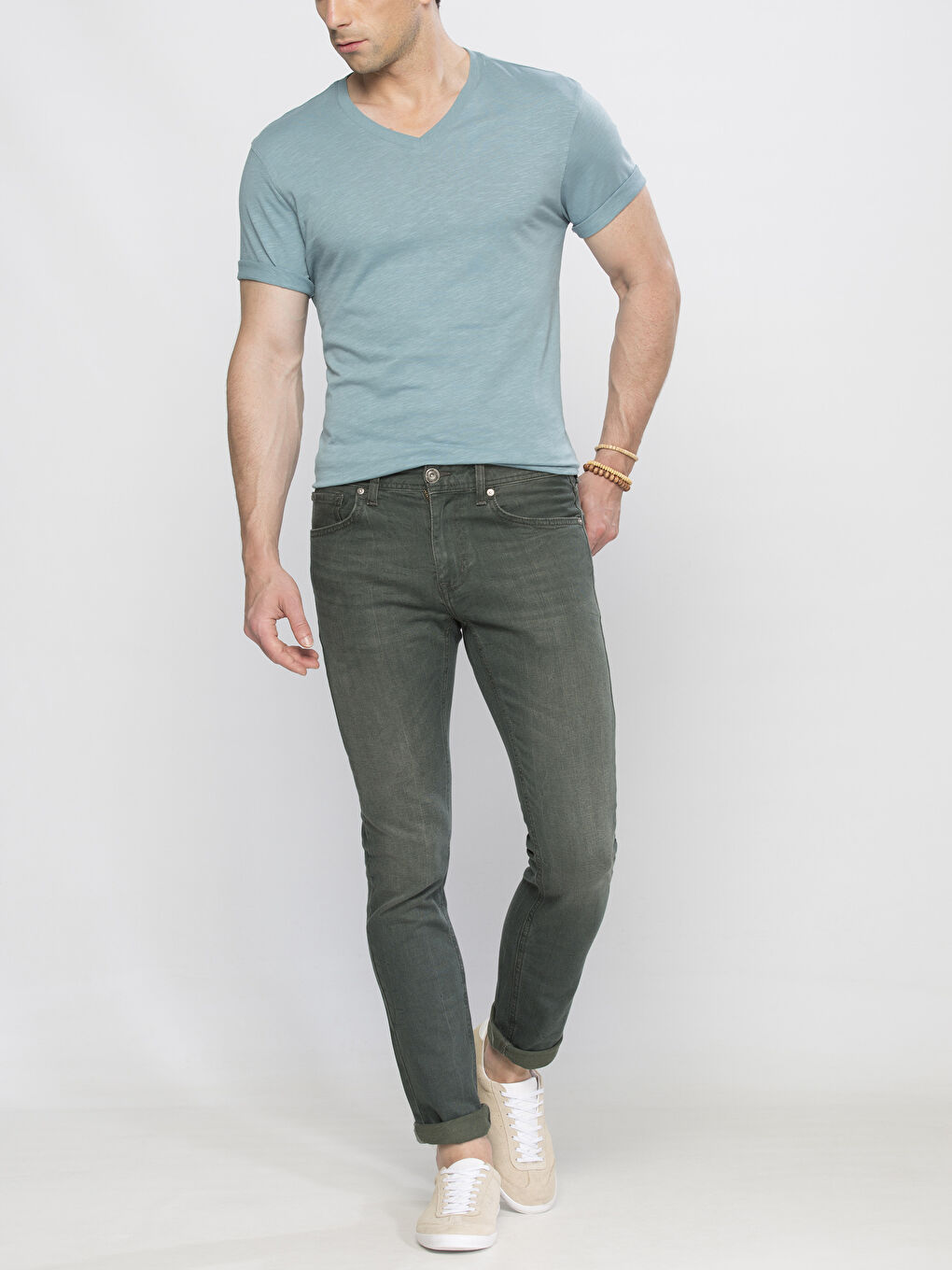 تي شيرت أزرق فاتح رجال-2