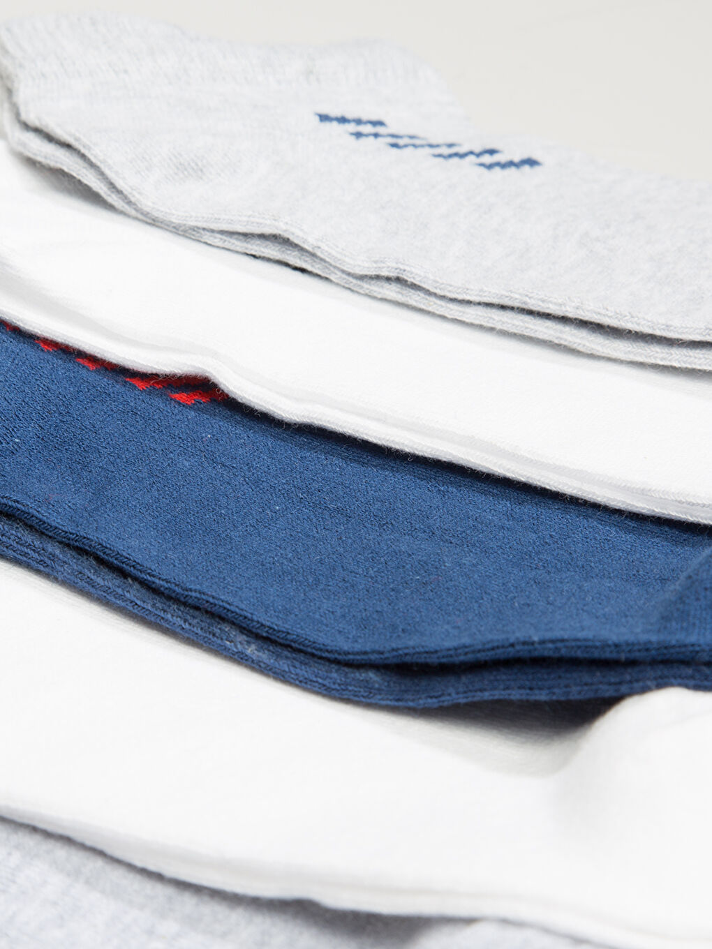 Karışık Renk İpliği Boyalı Patik Çorap-2