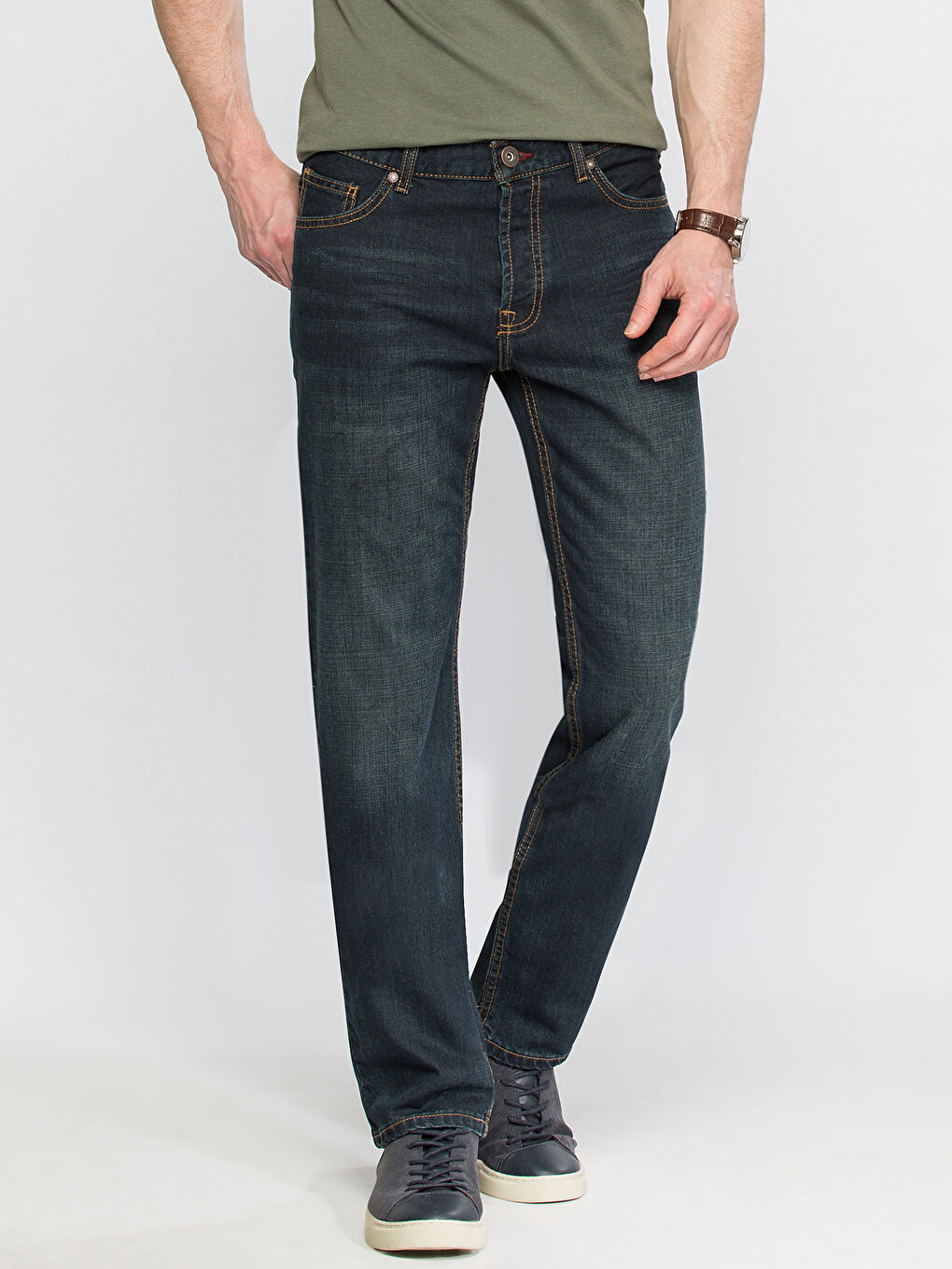 İndigo Koyu Rodeo Jean Pantolon