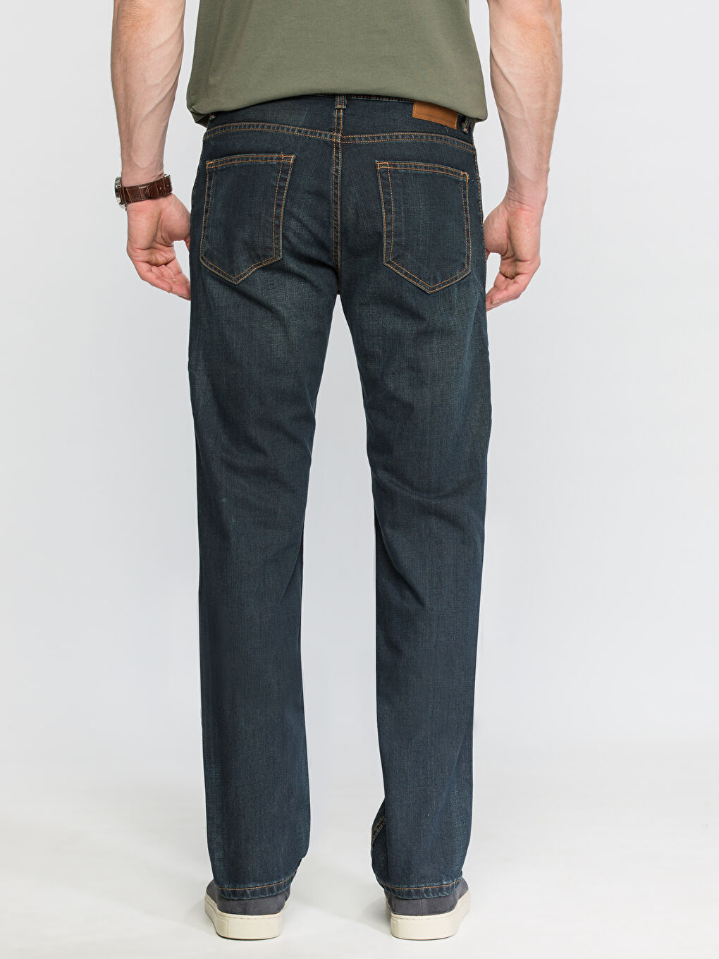 İndigo Koyu Rodeo Jean Pantolon-1