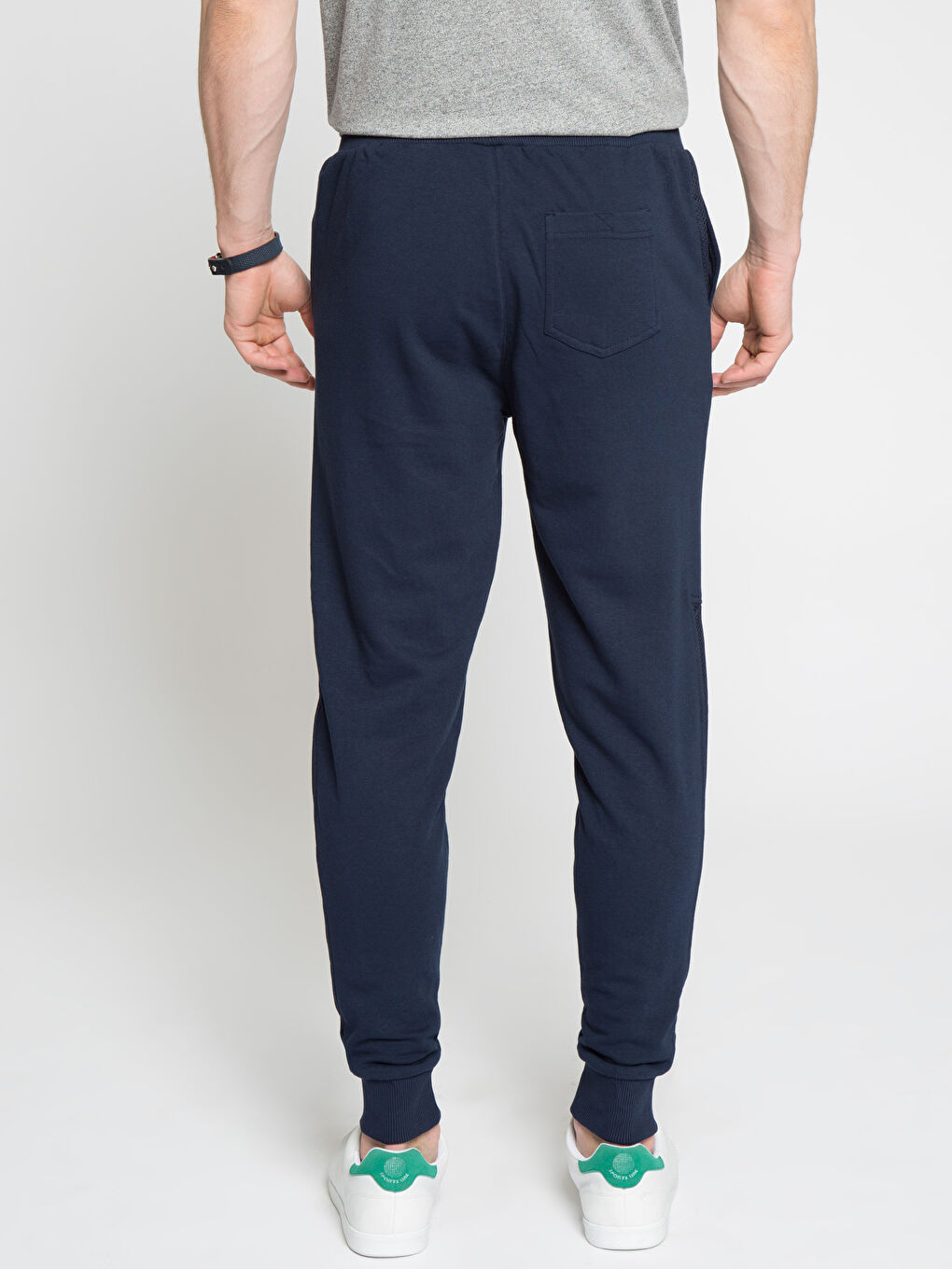 بنطال رياضي أزرق رجال-1