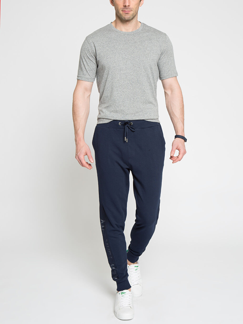 بنطال رياضي أزرق رجال-2