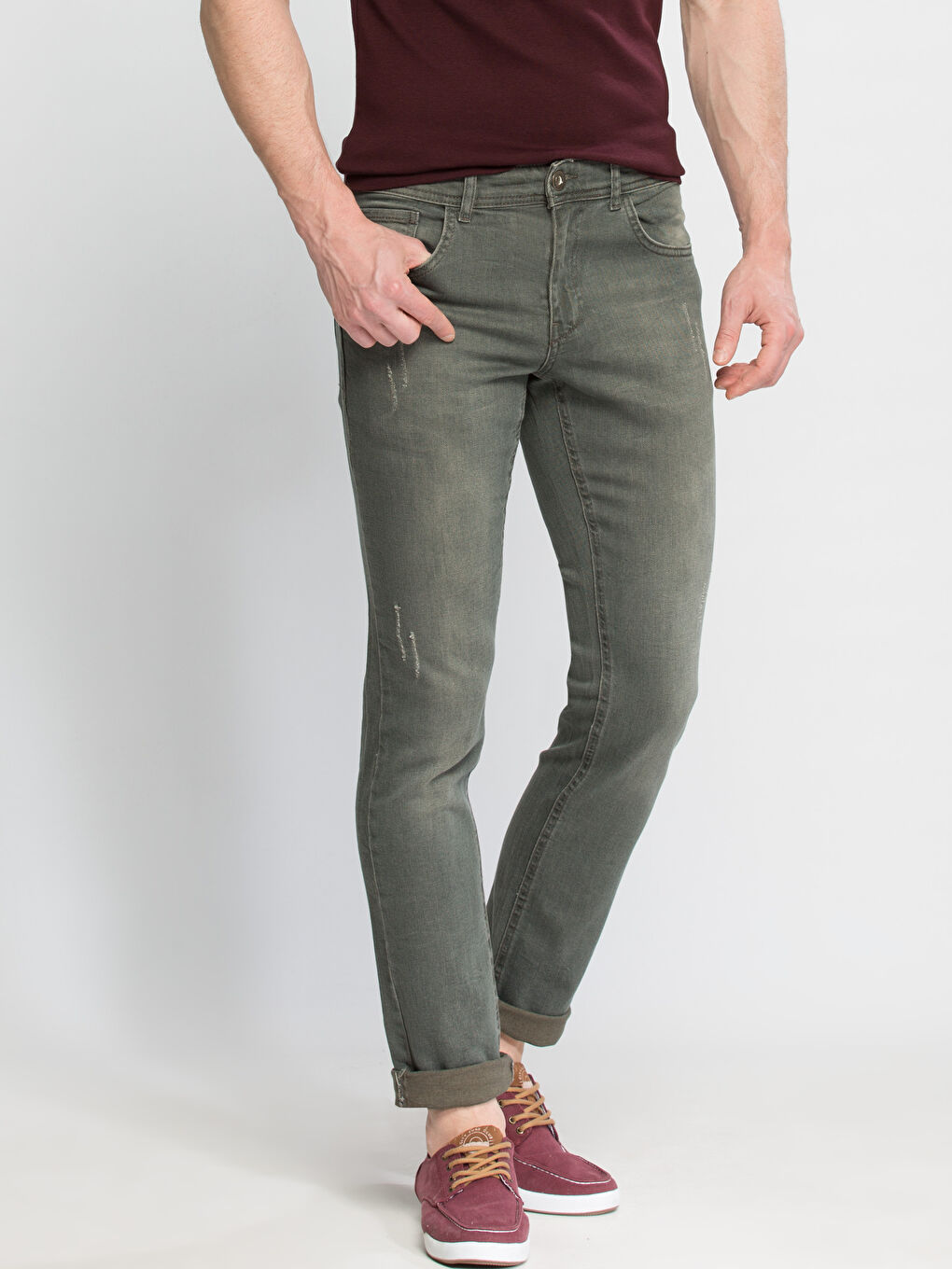 Açık İndigo Rodeo Jean Pantolon