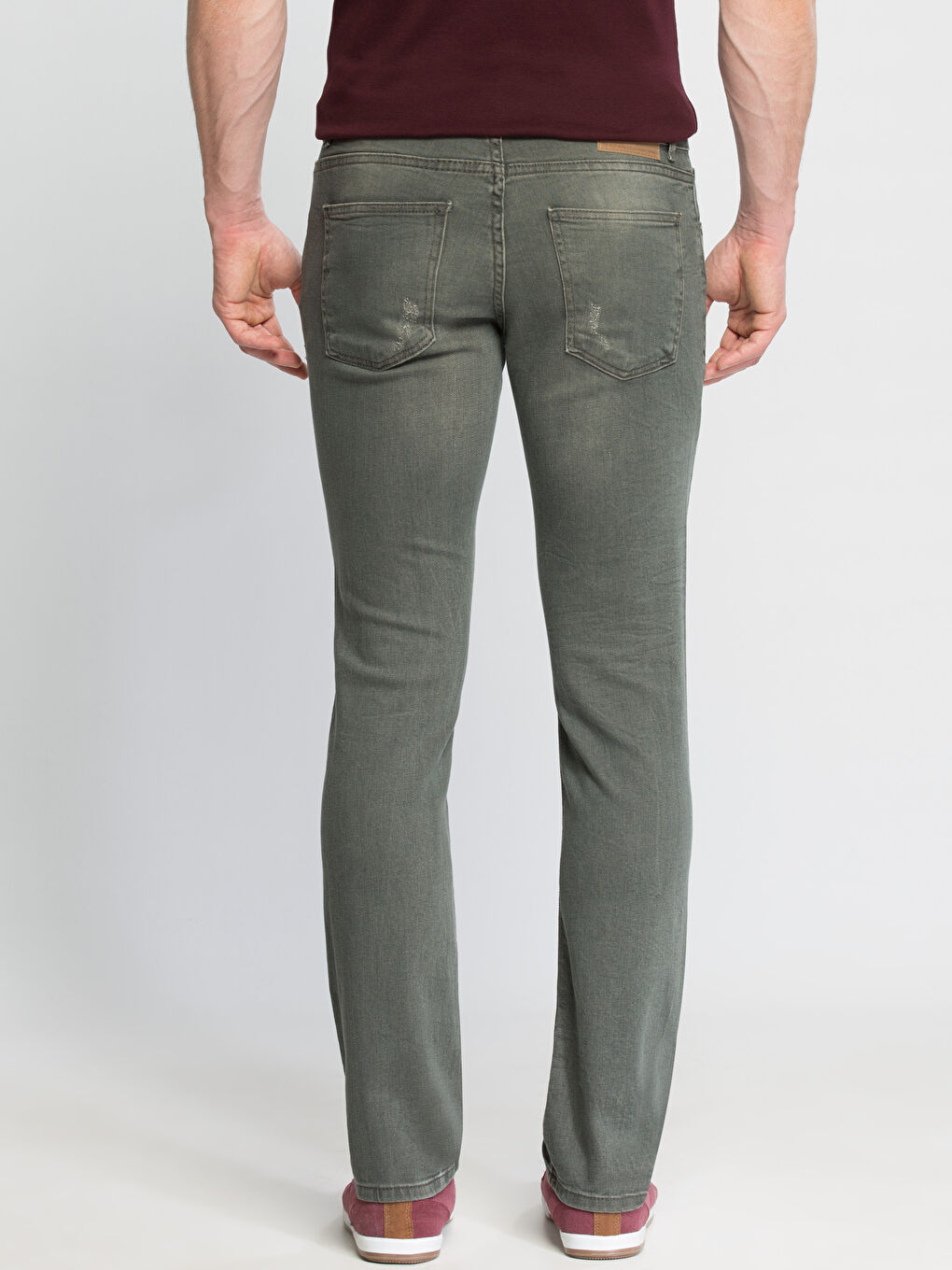 Açık İndigo Rodeo Jean Pantolon-1