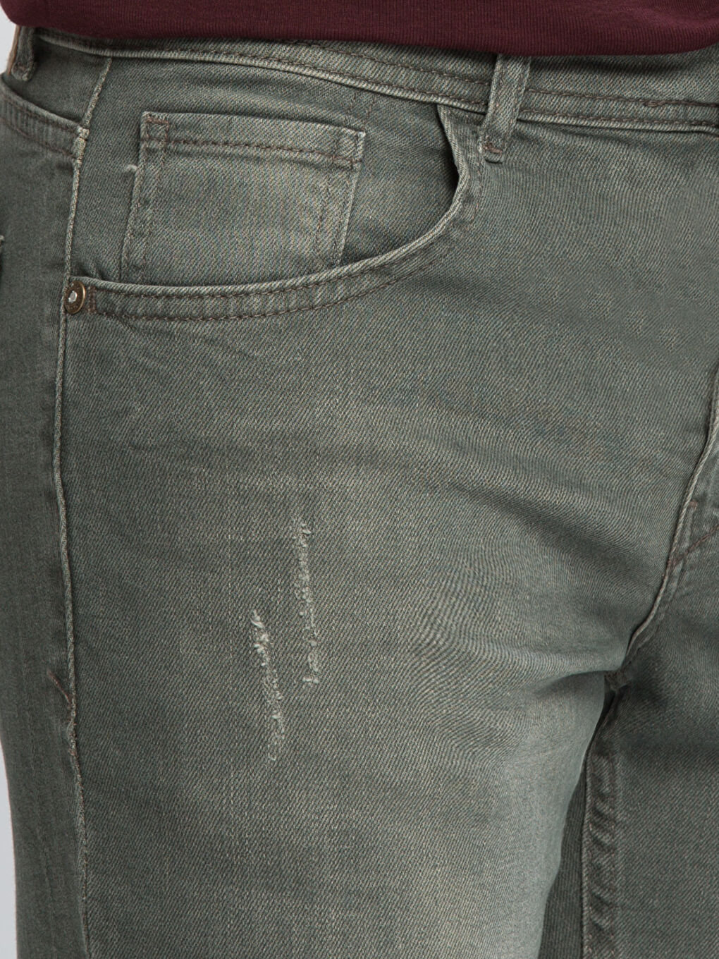 Açık İndigo Rodeo Jean Pantolon-3