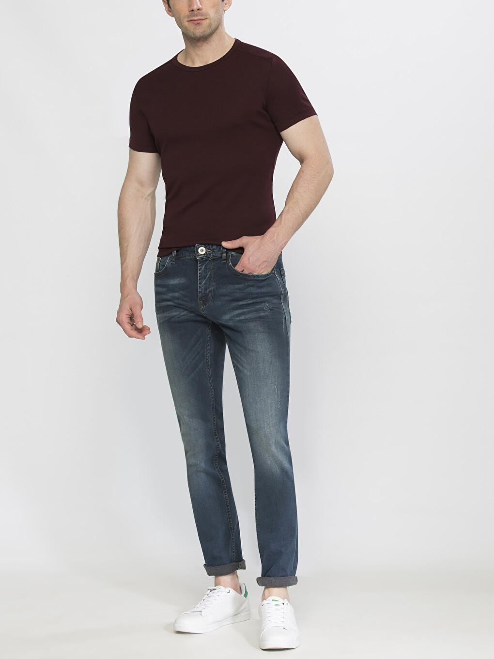 Blugi Indigo Bărbat-2