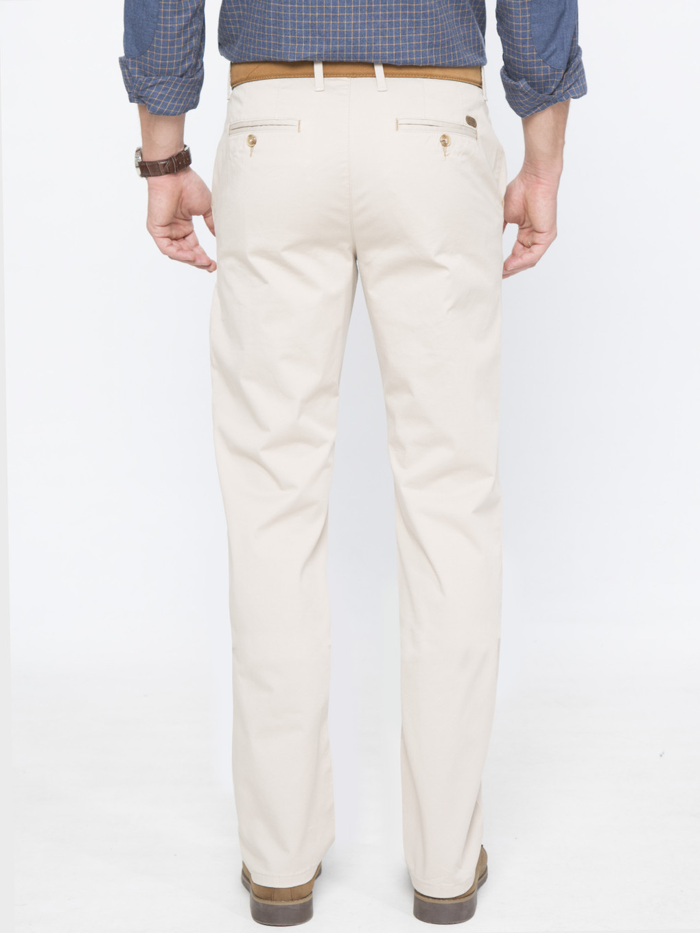 Krem Bej Pantolon-1