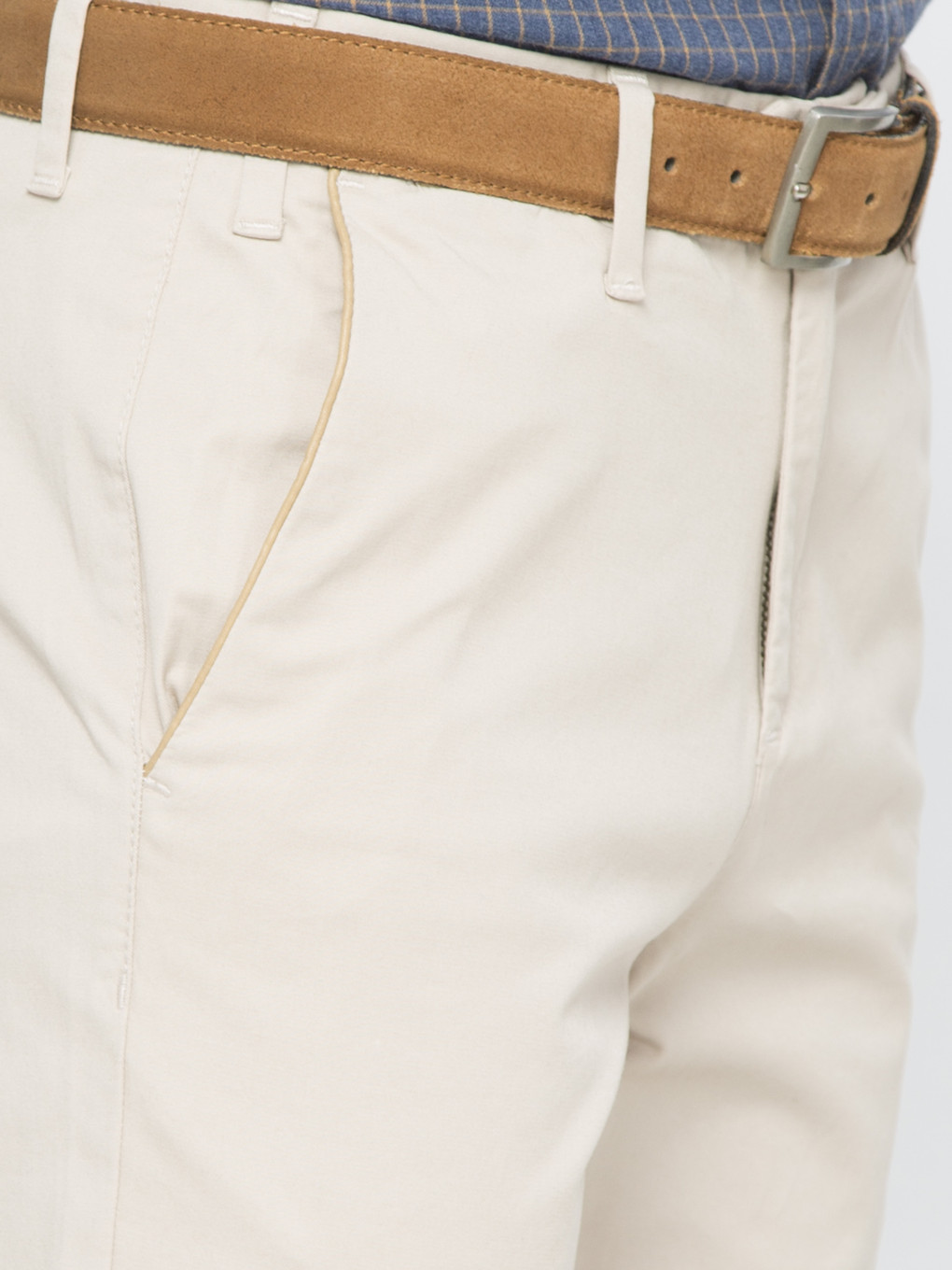 Krem Bej Pantolon-3