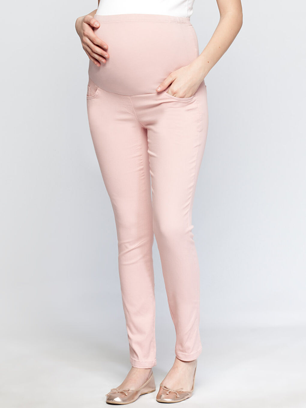 Pembe Koyu Pembse Pantolon