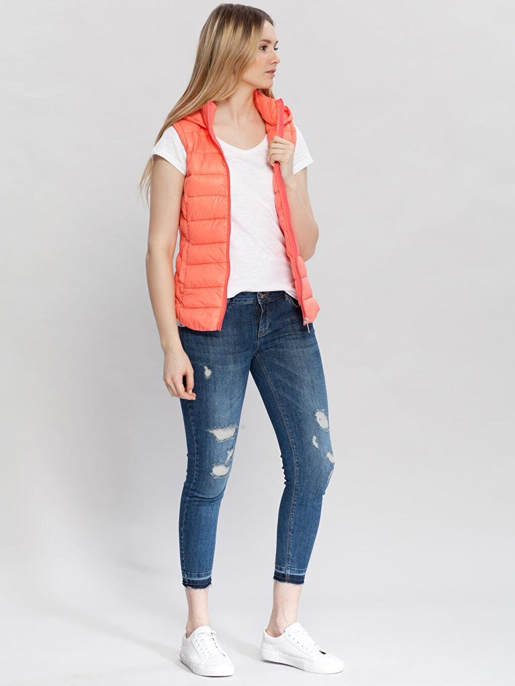 Жена Розово Жилетка-2