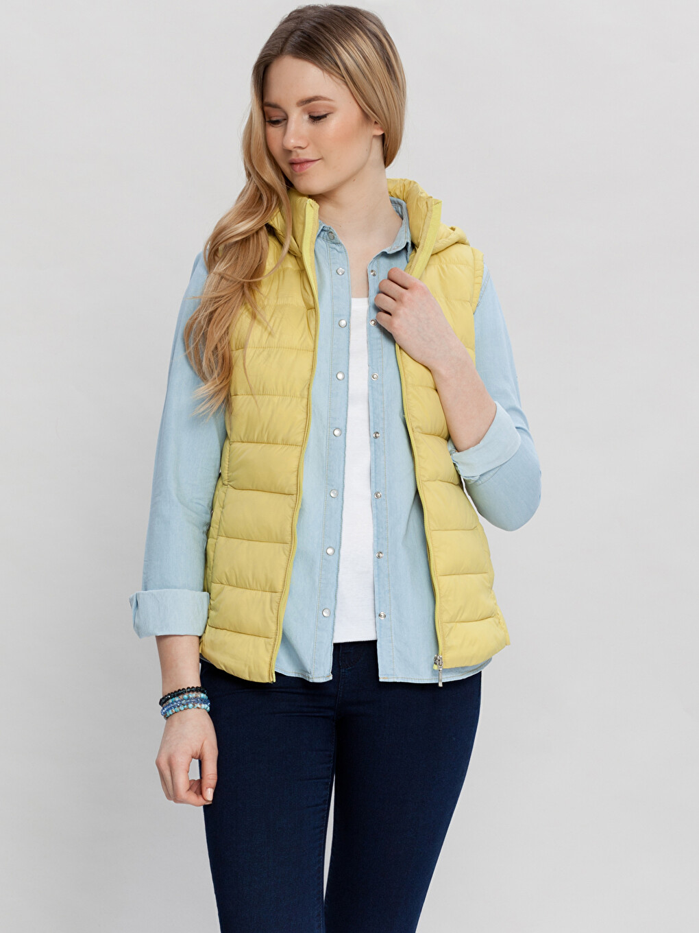 Gilet Vert Femme