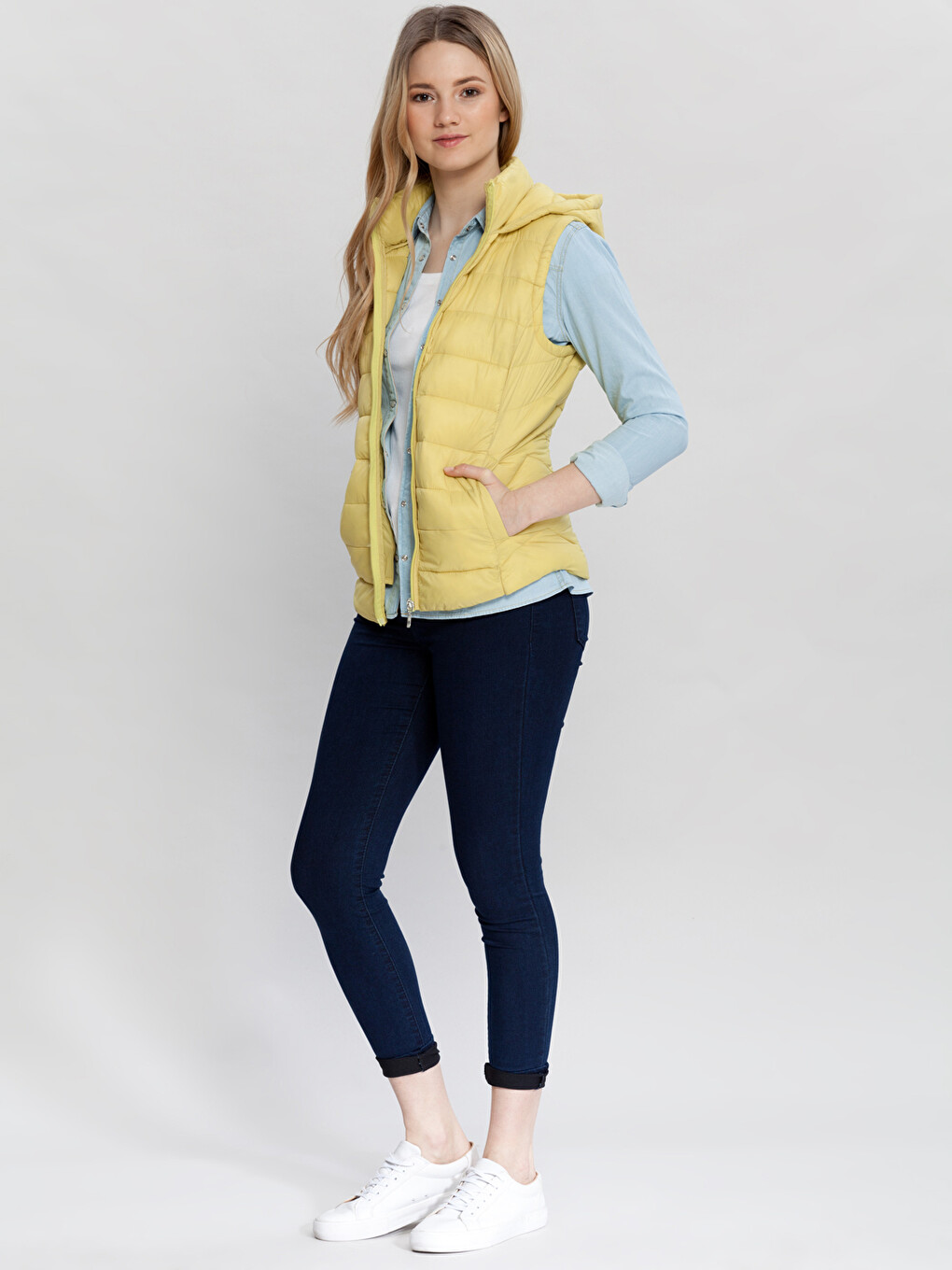 Gilet Vert Femme-2
