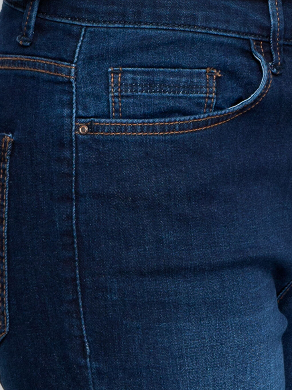 Orta İndigo Rodeo Jean Pantolon-3