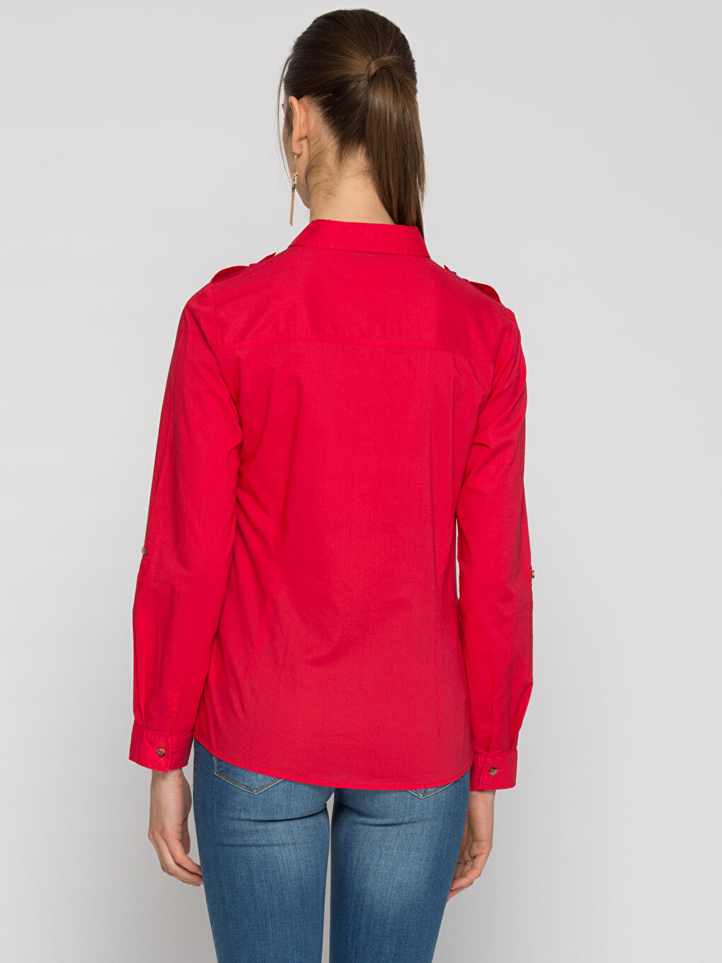 Chemise ROUGE Femme-1