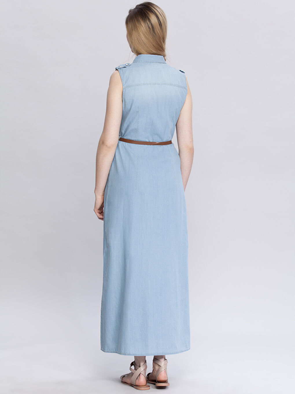Woman INDIGO Denim Dress-1