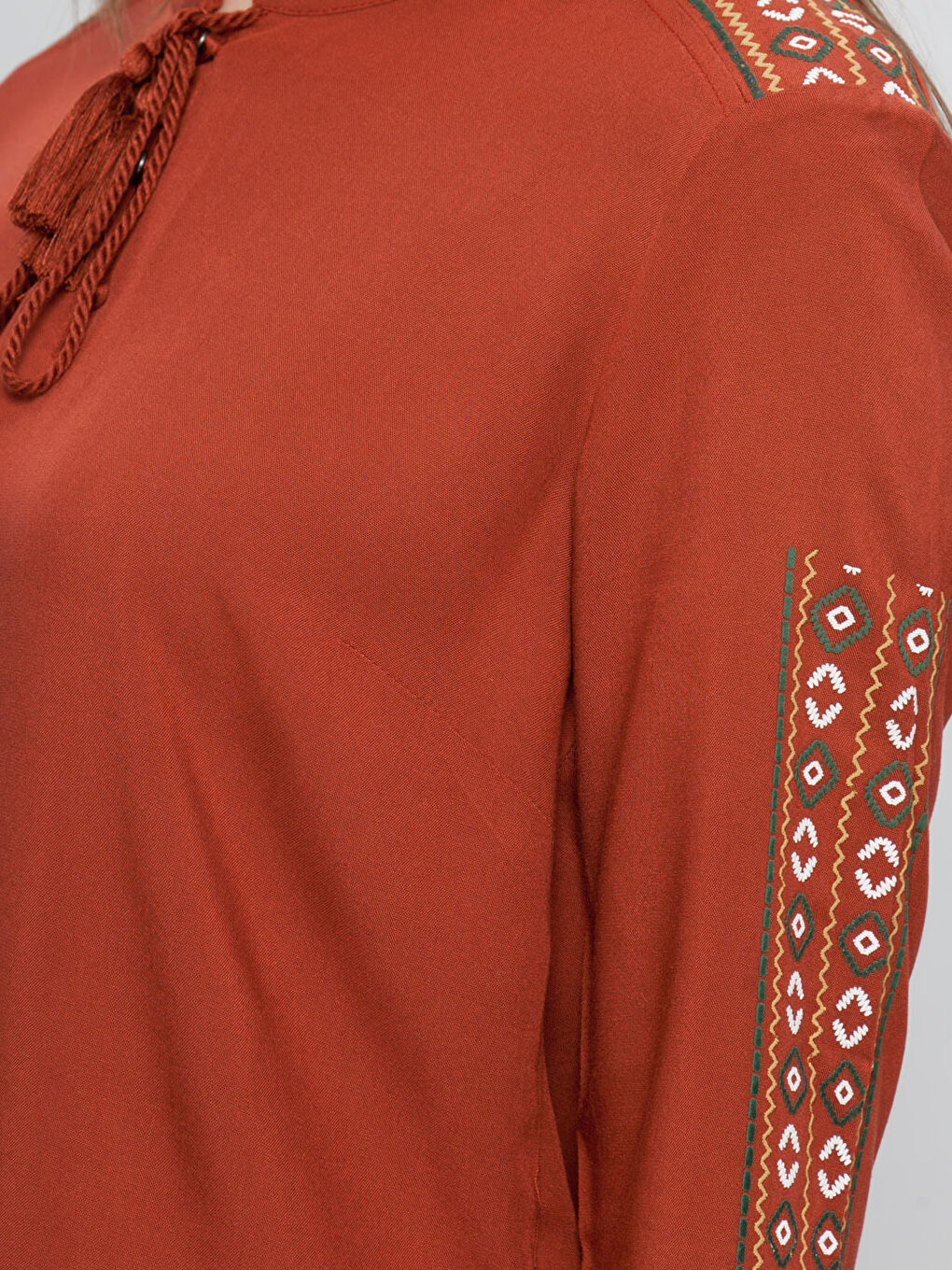 Yanık Turuncu Bluz-3