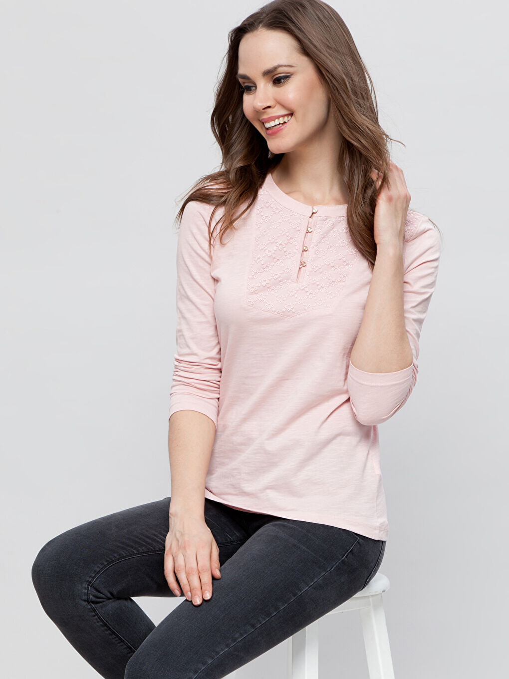 Soluk Pembe Tişört