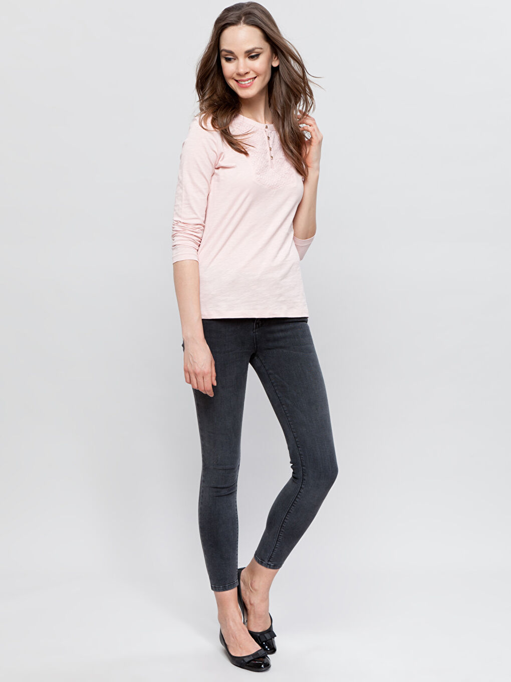 Soluk Pembe Tişört-2