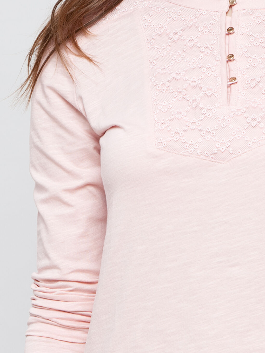 Soluk Pembe Tişört-3