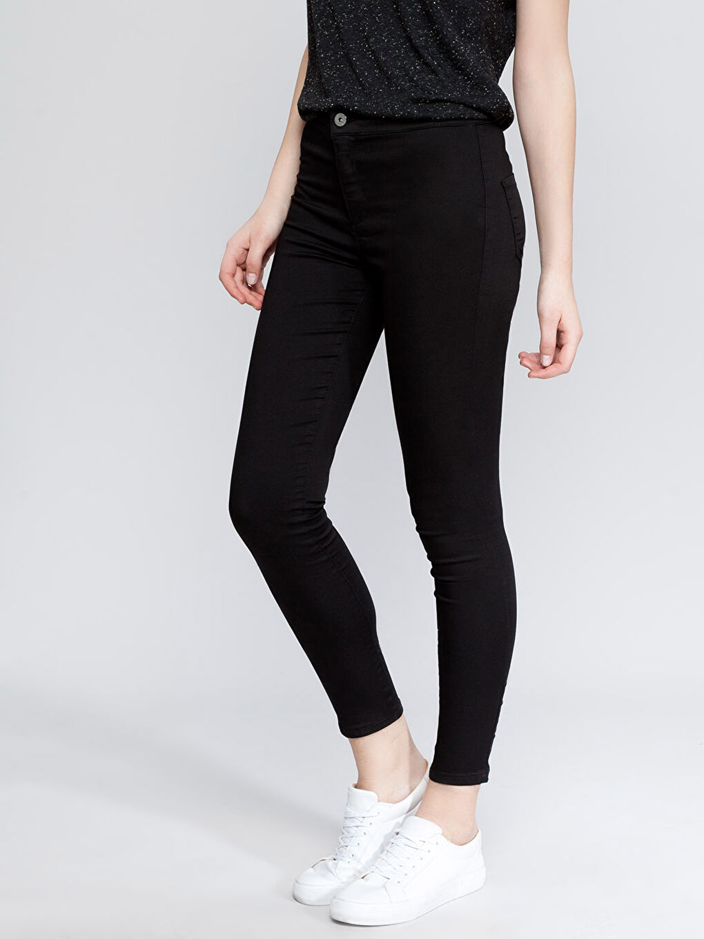 Siyah Mercury Skinny Fit Kadın Jean Pantolon