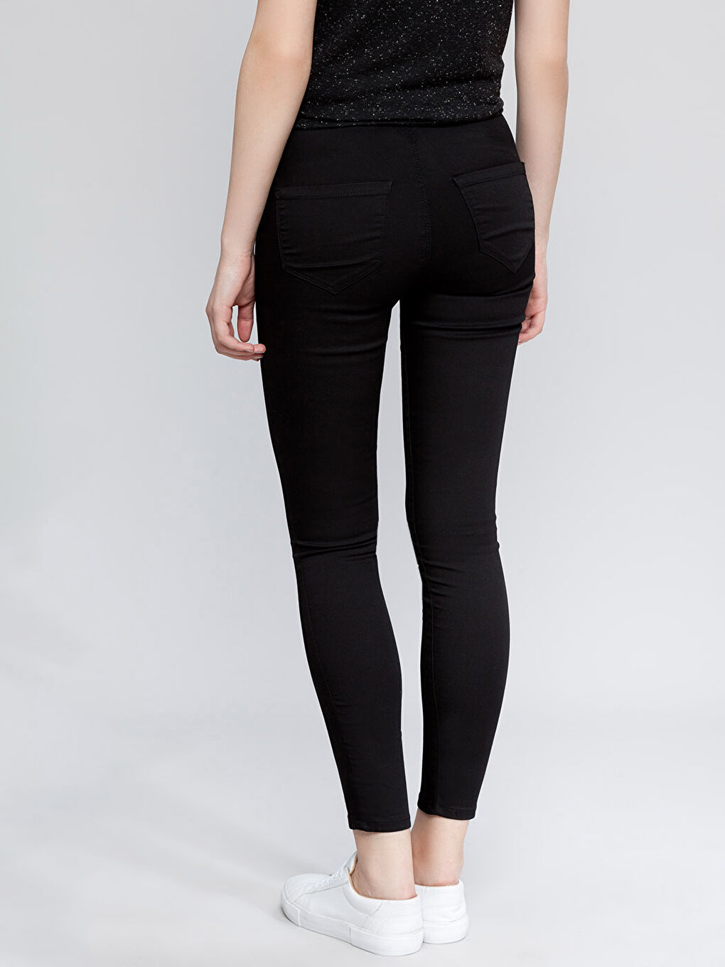 Siyah Mercury Skinny Fit Kadın Jean Pantolon-1