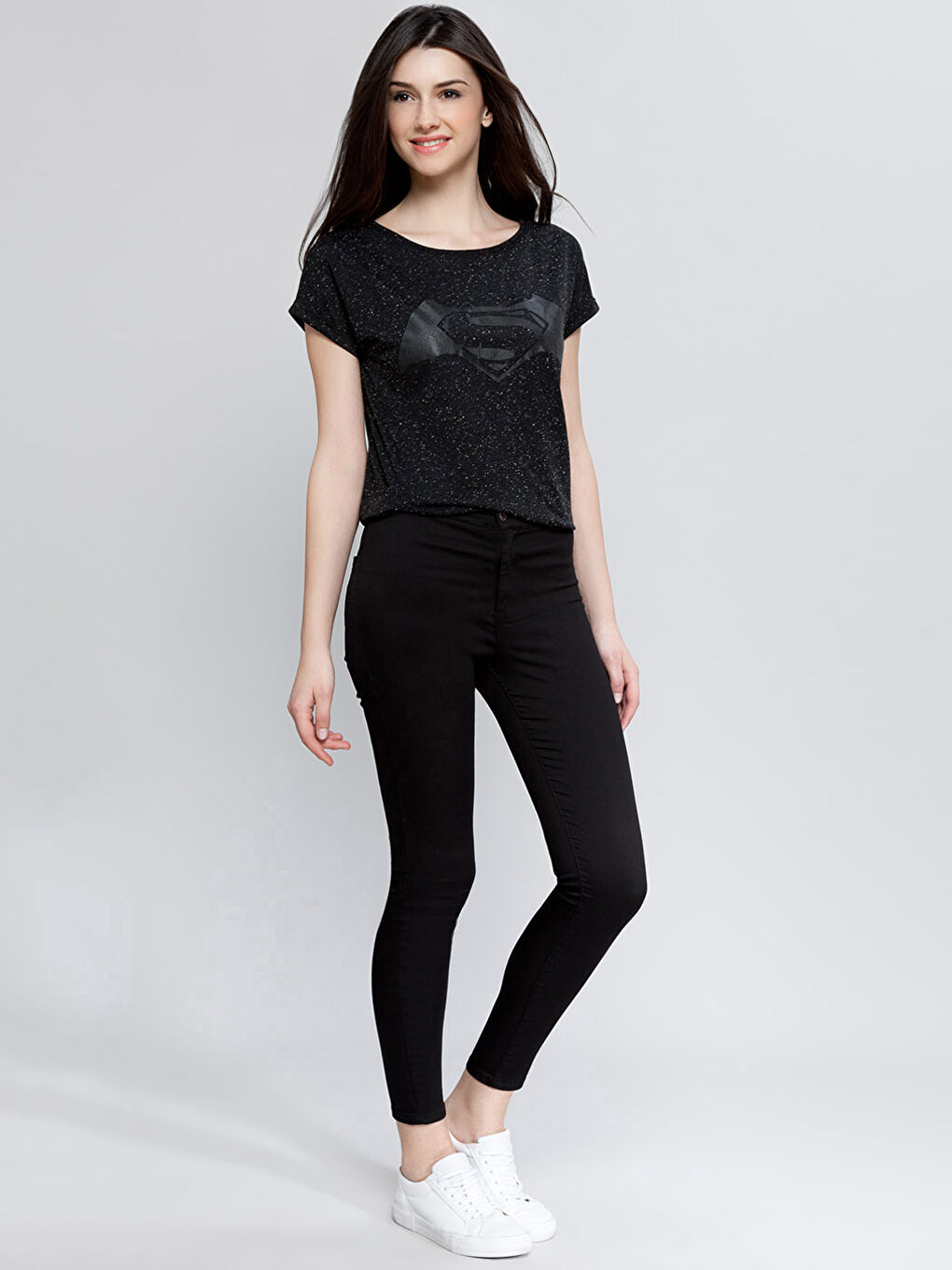 Siyah Mercury Skinny Fit Kadın Jean Pantolon-2