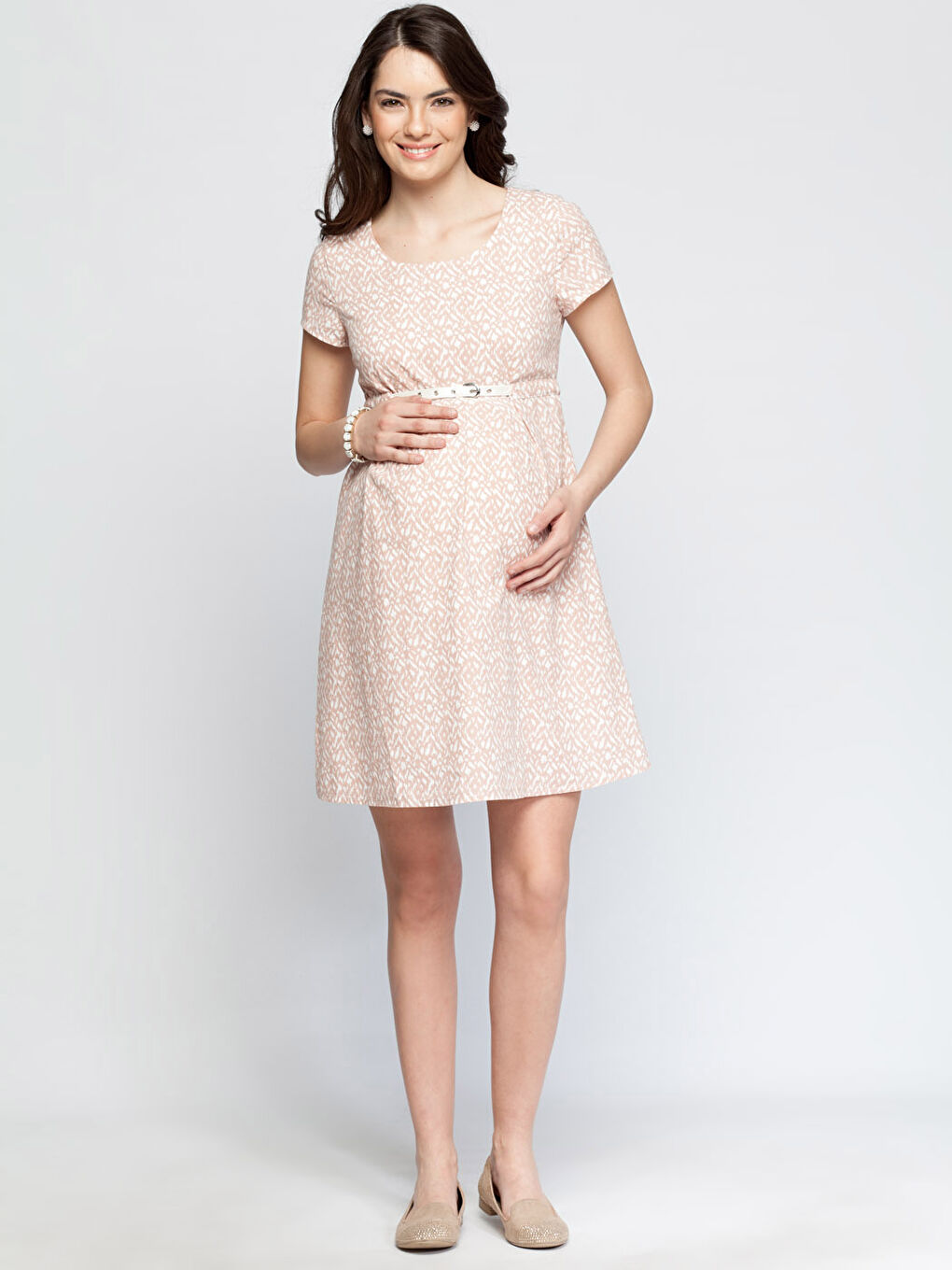 LCWAIKIKI Maternity Woman ECRU Dress -6Y5301Z8-713