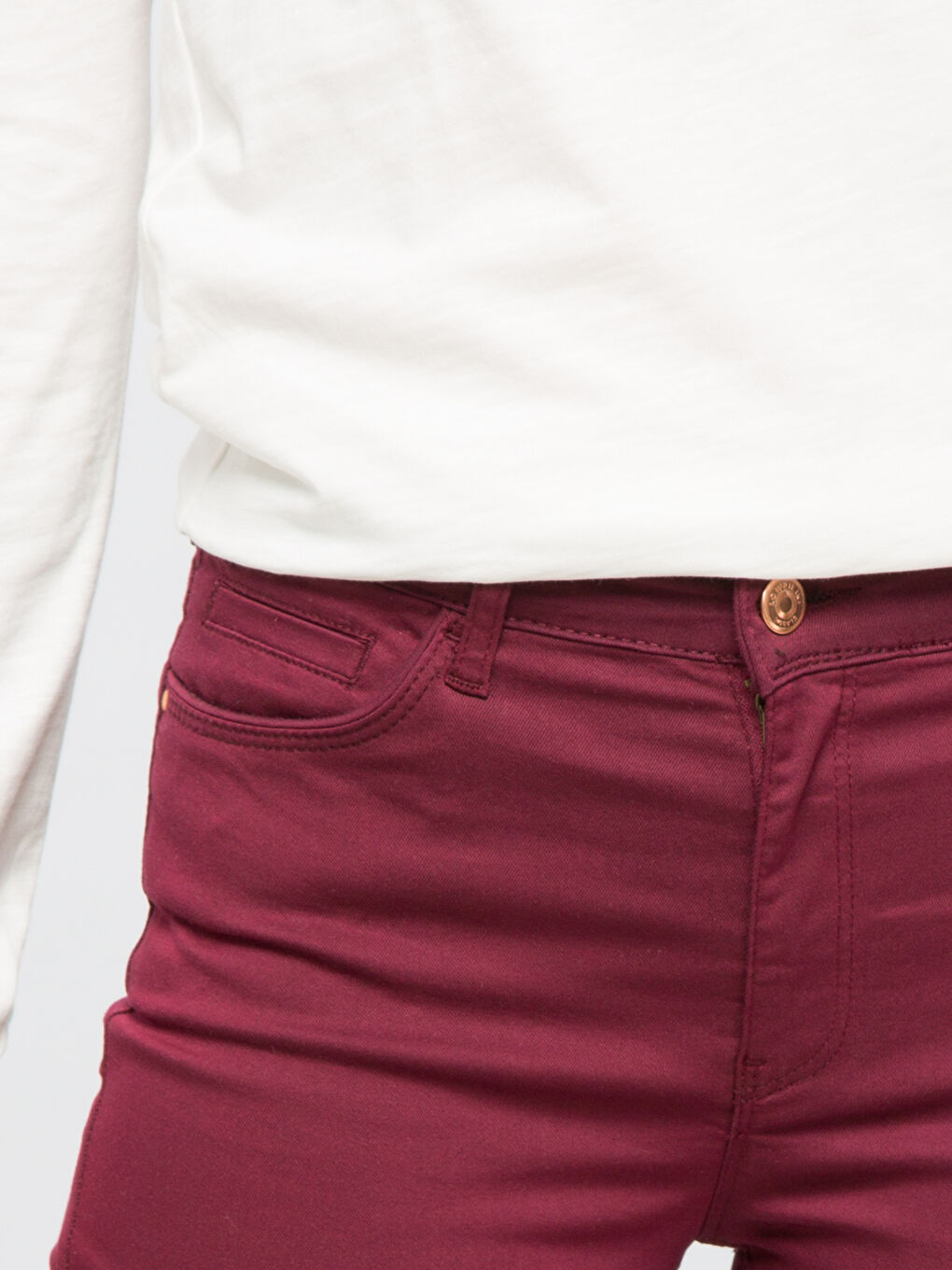 Woman BORDEAUX Capri Trousers-3