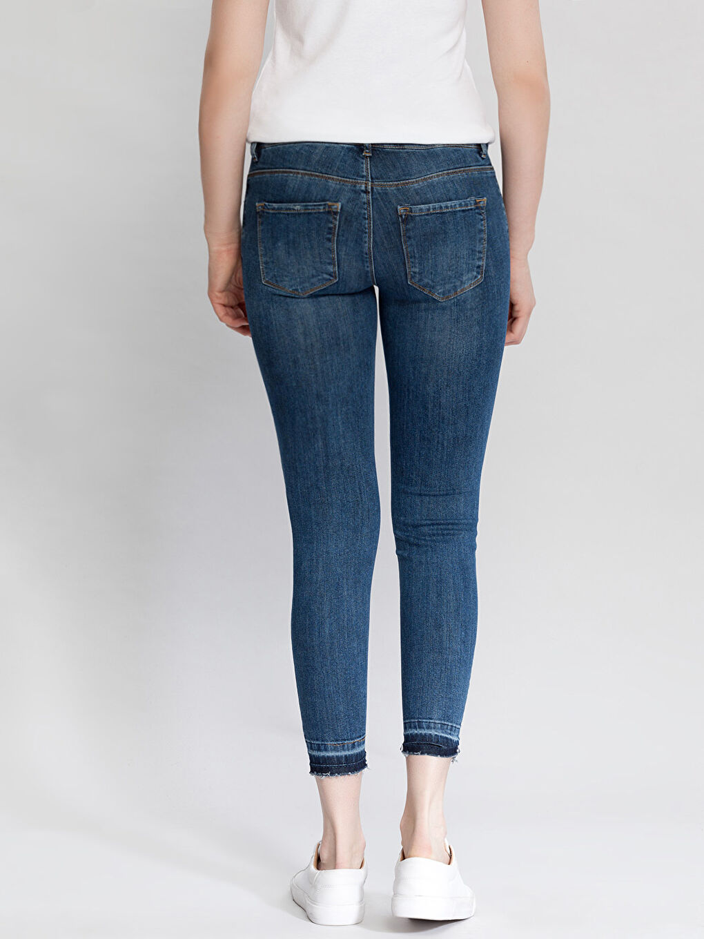 Orta İndigo Rodeo Jean Pantolon-1