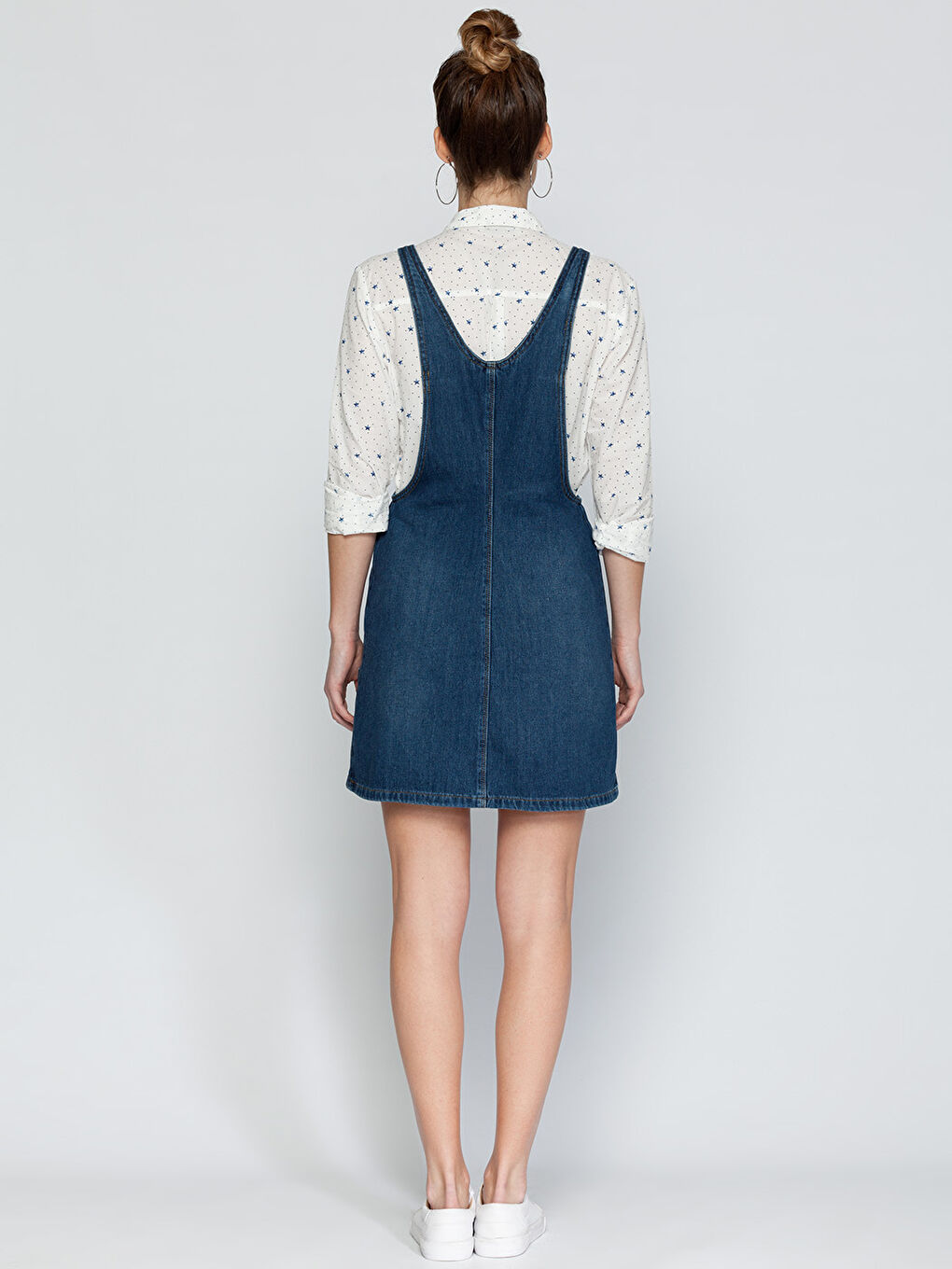 Woman INDIGO Denim Dress-1