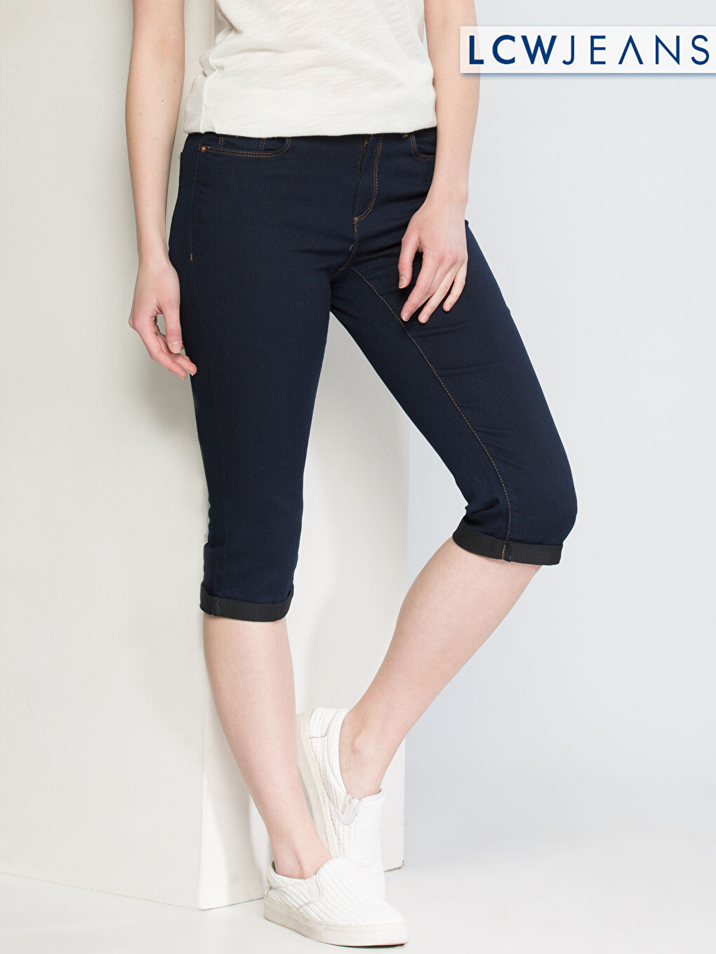 İndigo Koyu Rodeo Jean Kapri