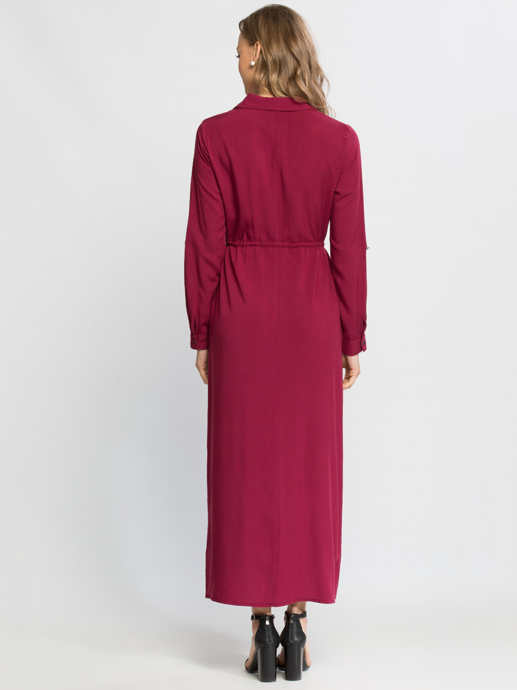 Bordo Elbise-1