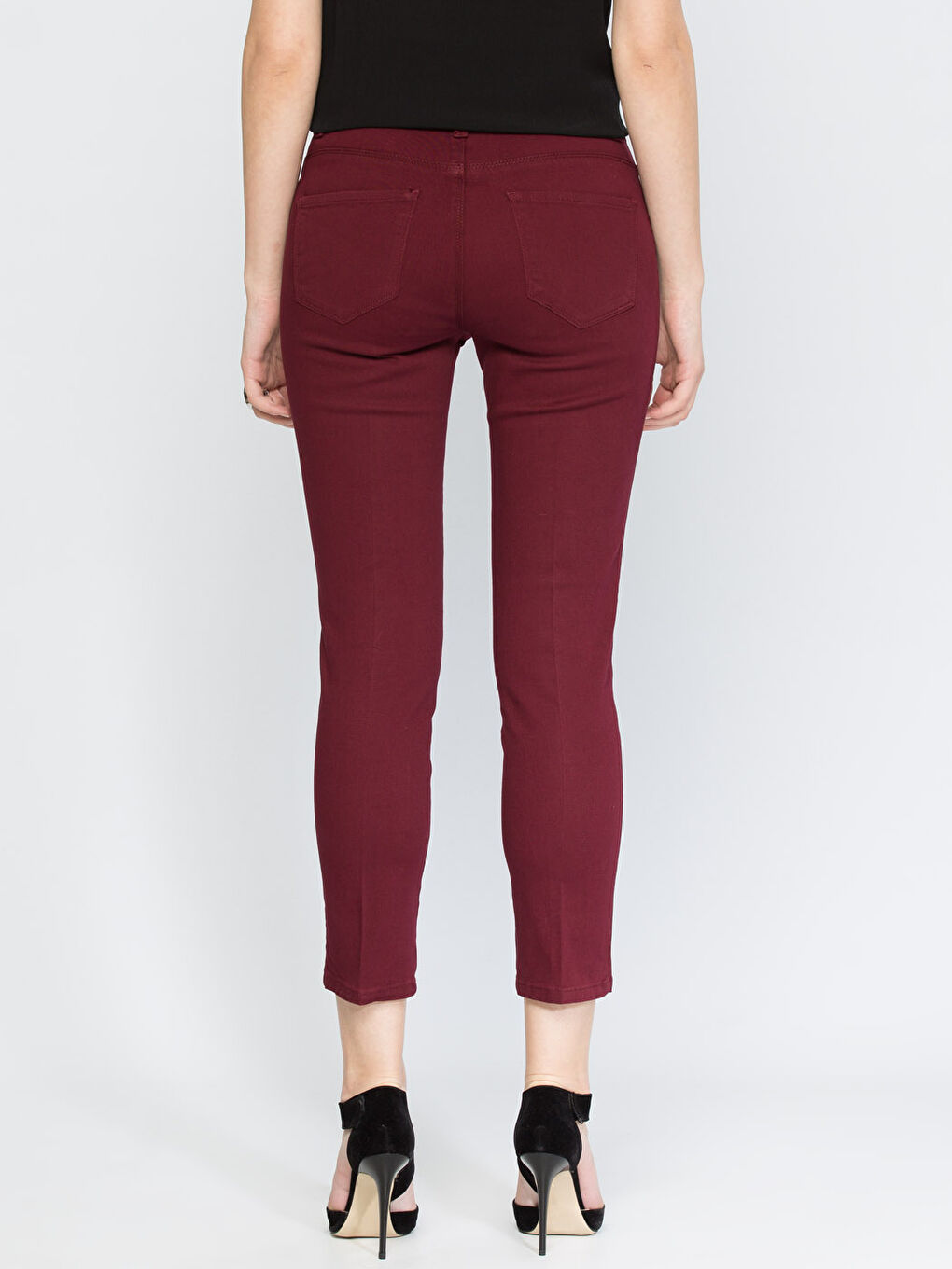 LCWAIKIKI Classic Woman BORDEAUX Trousers -6Y9071Z8-W3E