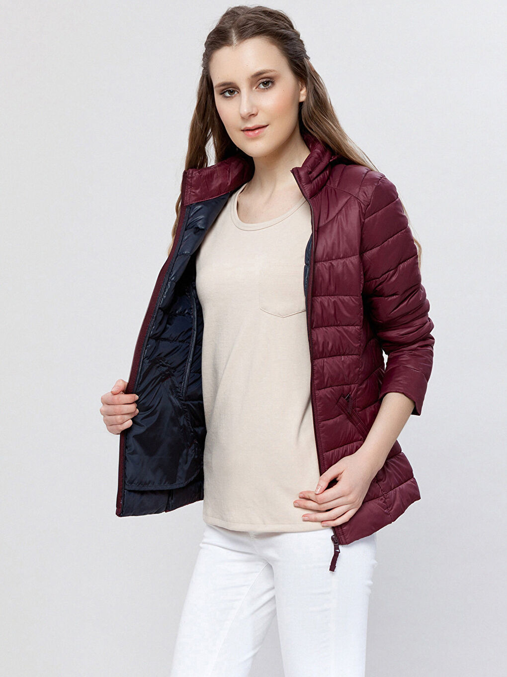 LCWAIKIKI Classic Rollkragen Regulär Langarm Mantel für Damen -6Y9282Z8-BGJ