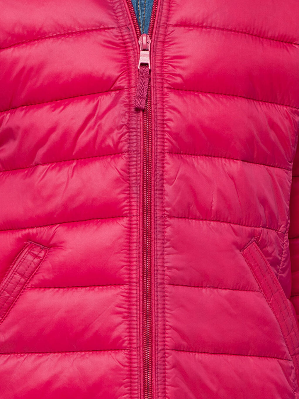 بالطو نسائي بياقة قمع وكم طويل عادي-5