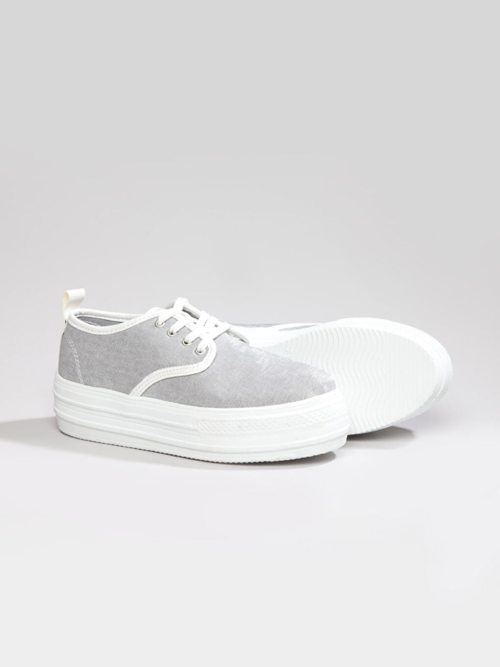 Gümüş Gri Sneaker-1