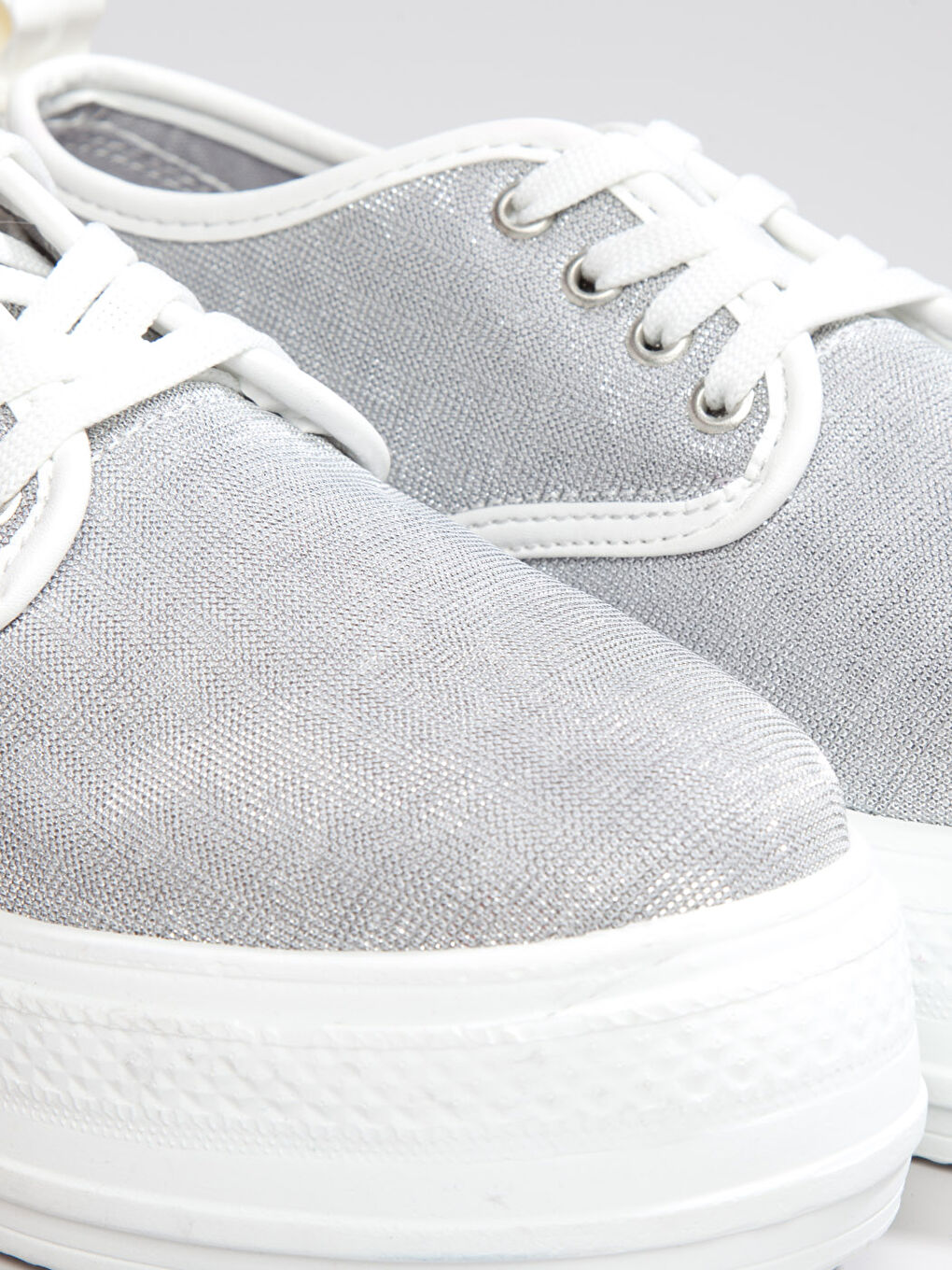 Gümüş Gri Sneaker-3