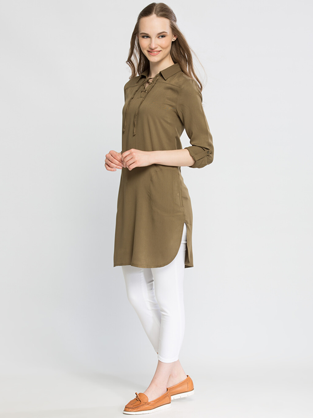 Tunique Kaki Femme