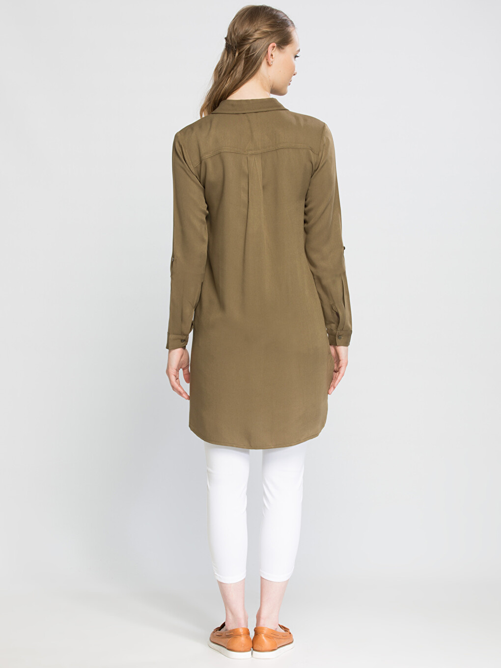 Tunique Kaki Femme-1