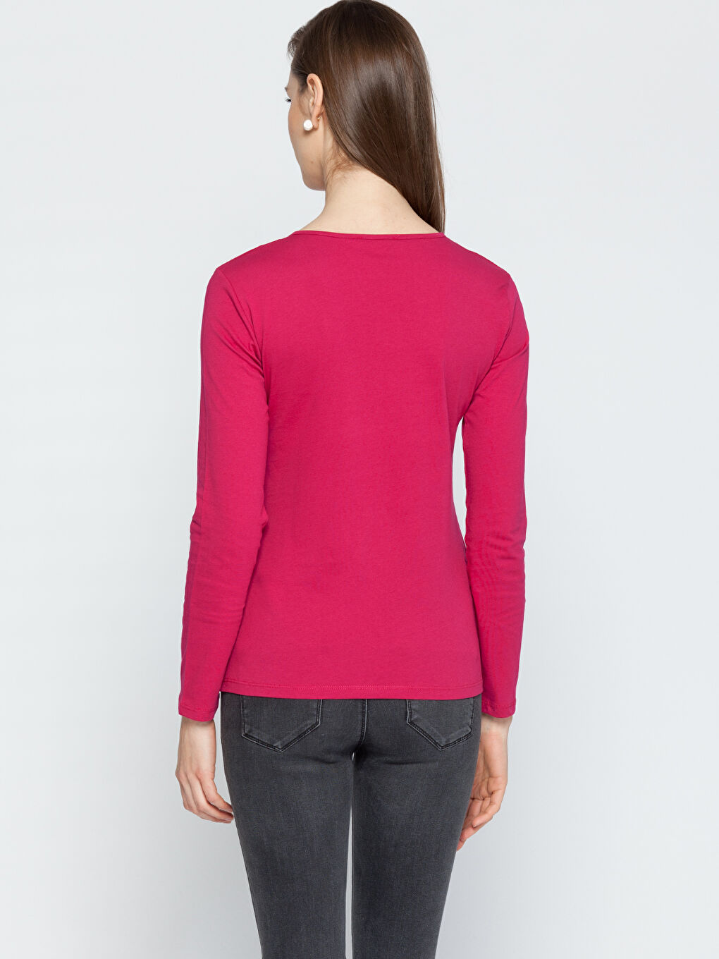 T-shirt FUCHSIA Femme-1