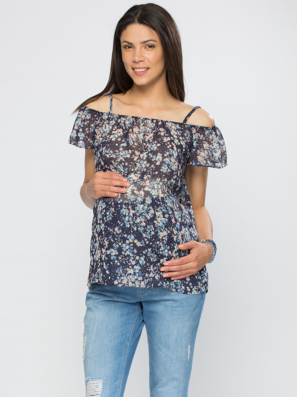 LCWAIKIKI Maternity Woman NAVY Shirt -6YB159Z8-674