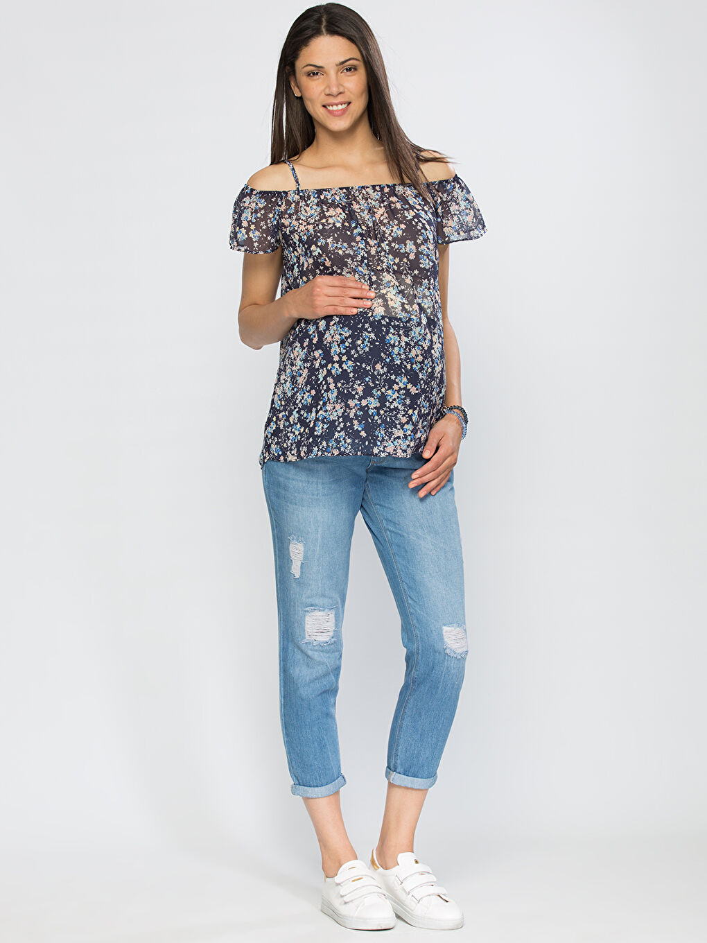 LCWAIKIKI Maternity Woman NAVY Shirt -6YB159Z8-674