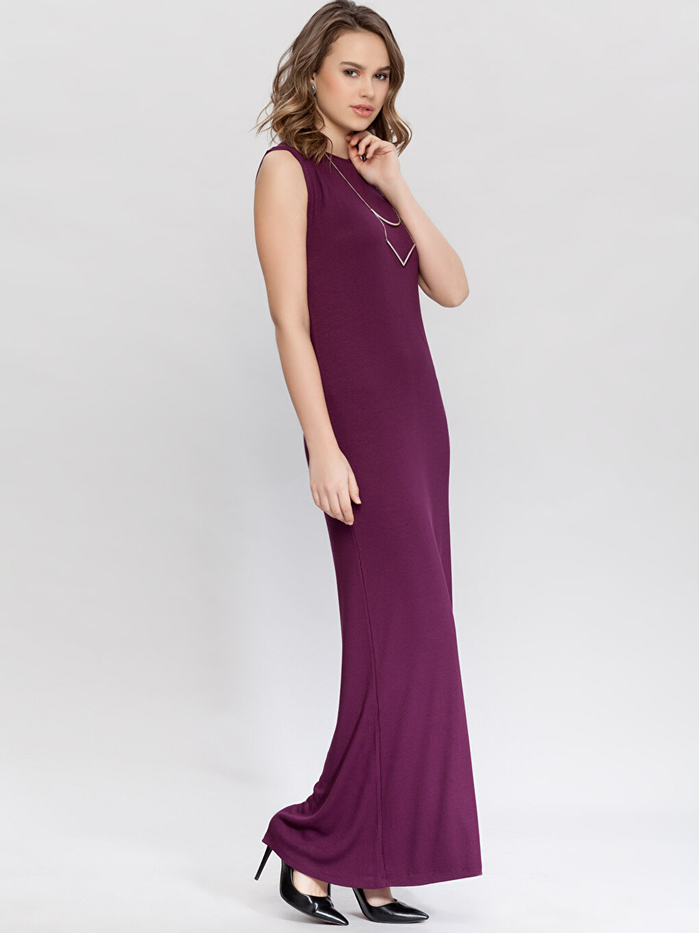 knee length dresses for ladies Pretty Paradise Plum Purple Dress, Medium - The Mint Julep Boutique
