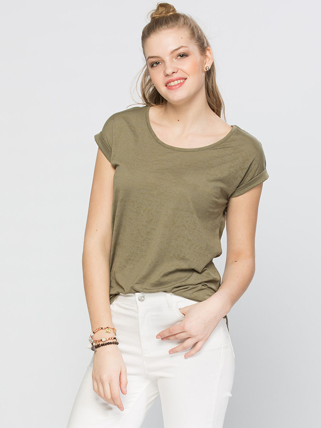 T-shirt KAKI Femme