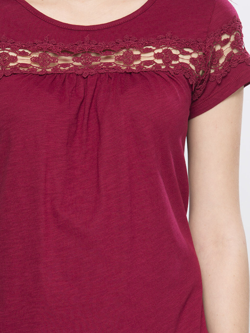 Fuşya Vişne Tişört-3