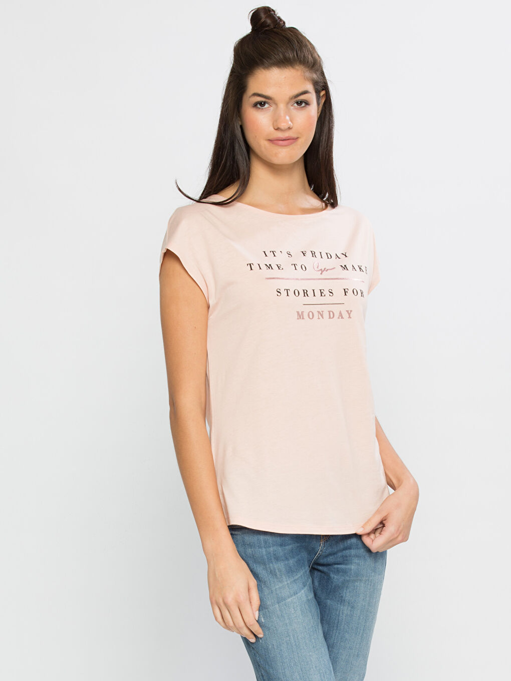 Açık Pembe Tişört