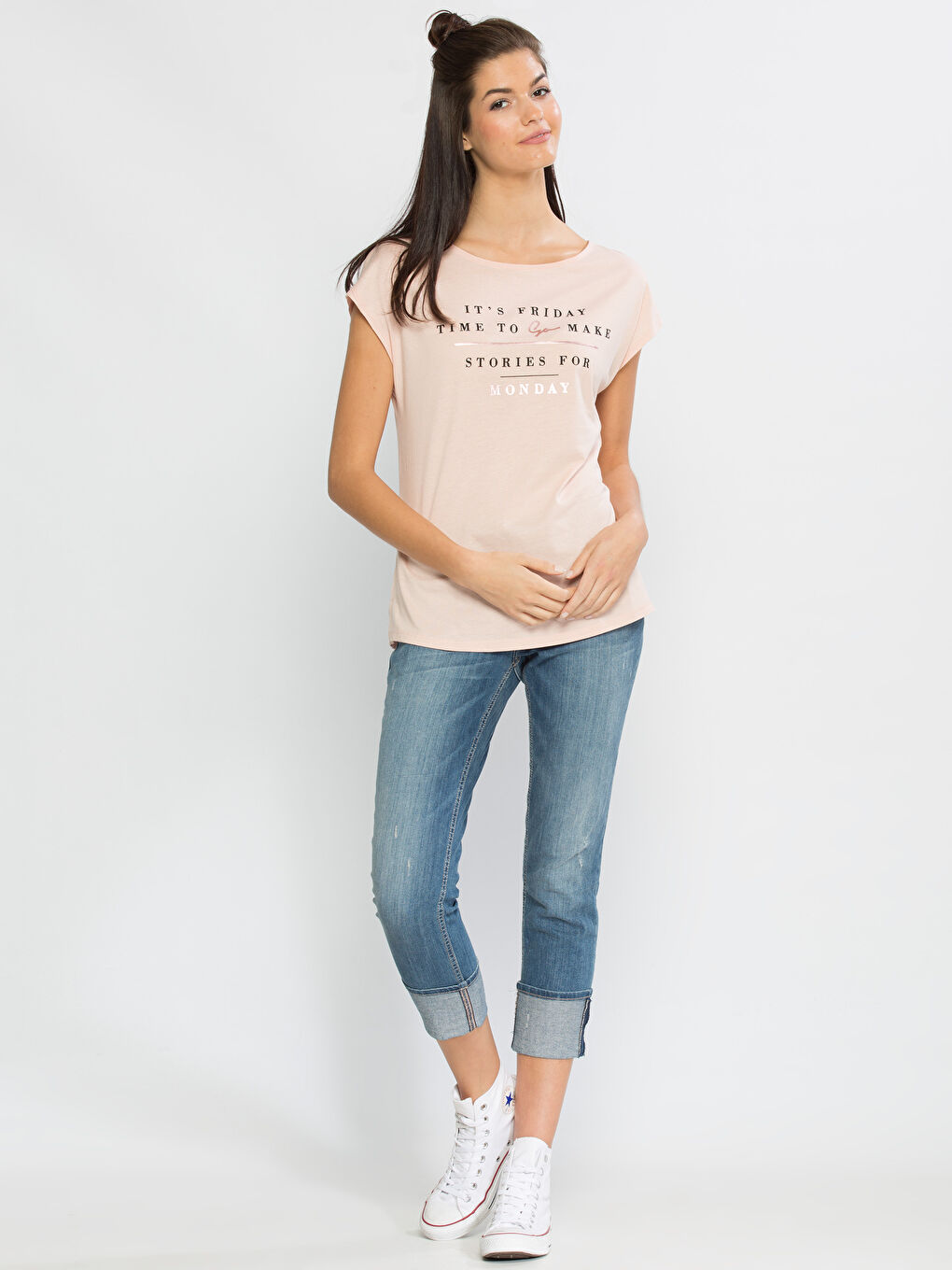 Açık Pembe Tişört-2